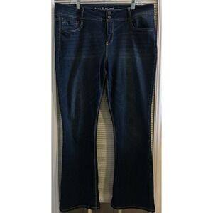 Wallflower The Luscious Curvy Fit Bootcut Jeans Size 17 Reg Mid High Rise